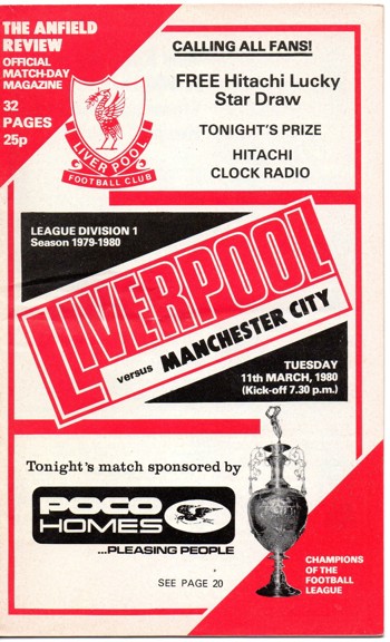 Match programme